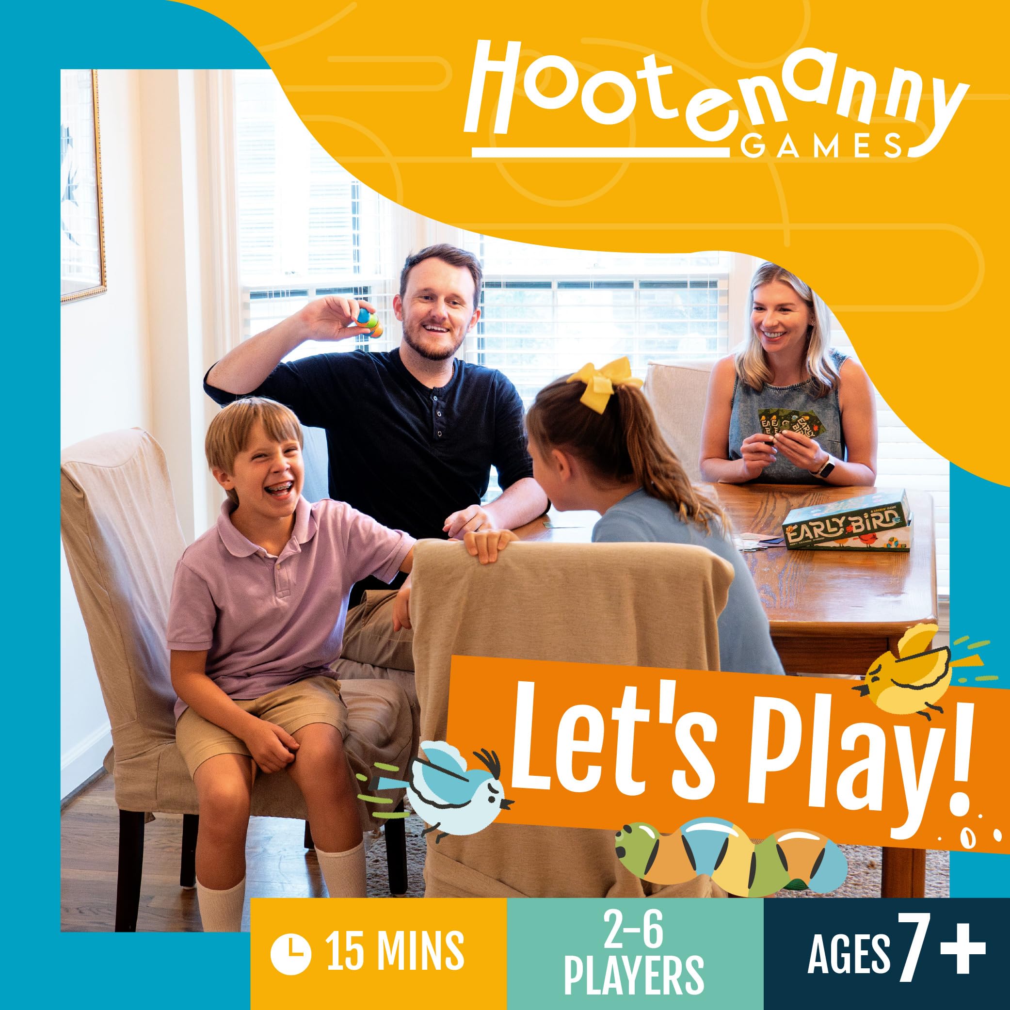 Amazon.co.jp: Hootenanny Games アーリーバード | 2~6人用、対象年齢7
