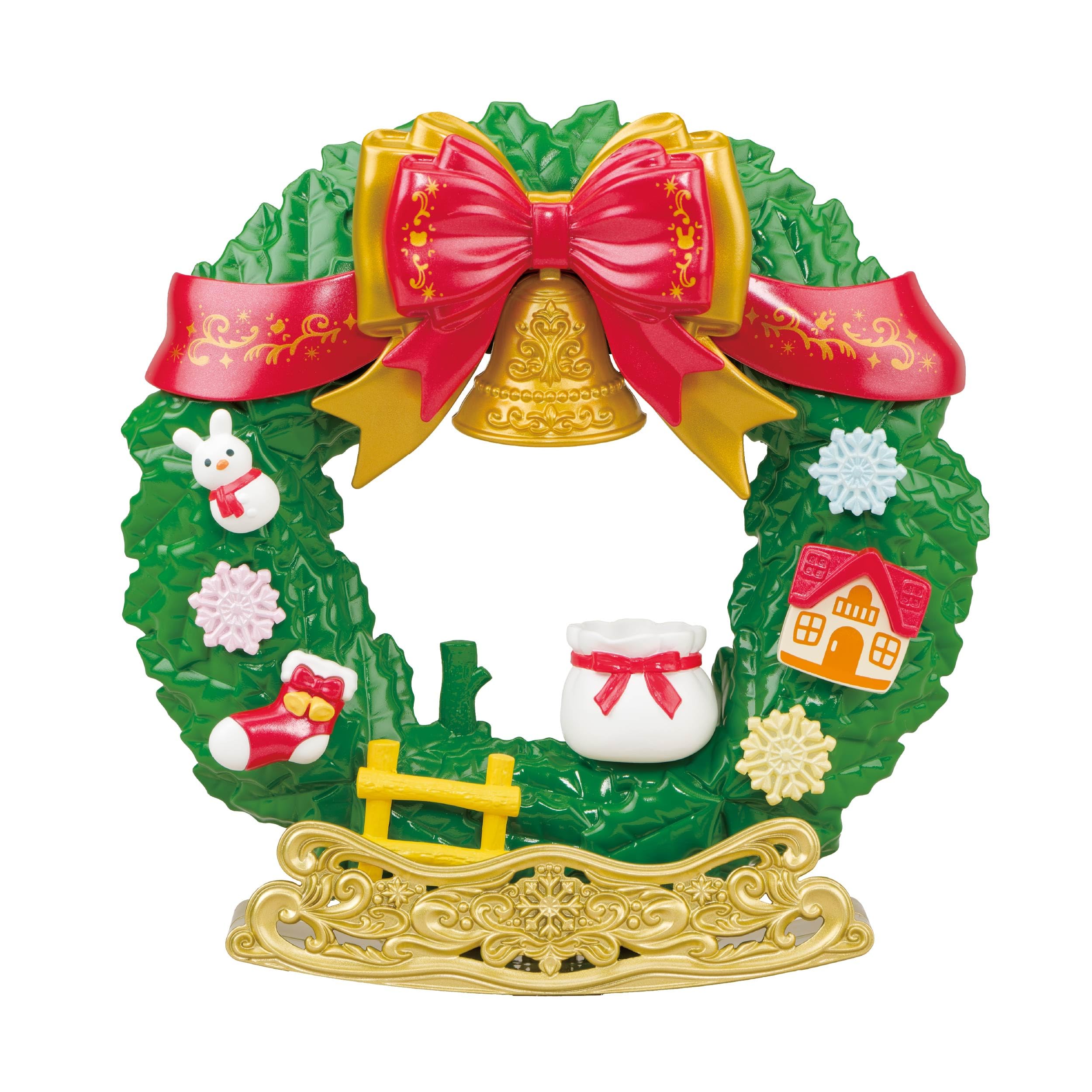 Manny　Xmasリース（布製） Amazon | シルバニアファミリー シーズナル 【 ロッキングクリスマス