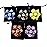 SmartDealsPro Retro Polyhedral Dice Sets with Pouches for D&D DND RPG MTG Dungeon and Dragons Table Board Roll Playing Games D4 D6 D8 D10 D% D12 D20