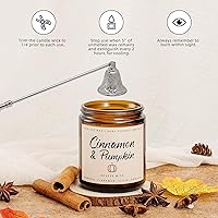 Vista 32 de Fall Candles, Apple Pie Scented Candle for Home- Fall Scented Candles Gift Set for Women & Men, Autumn Aromatherapy Candle for Holiday