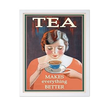 Amazon.com: Poster Master Vintage Tea Poster - Retro Tea