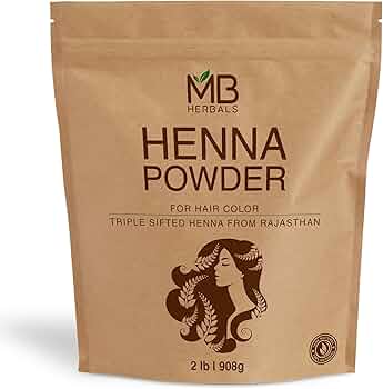 Amazon.com : MB Herbals Henna Powder 2 LB | Two Pound Bulk