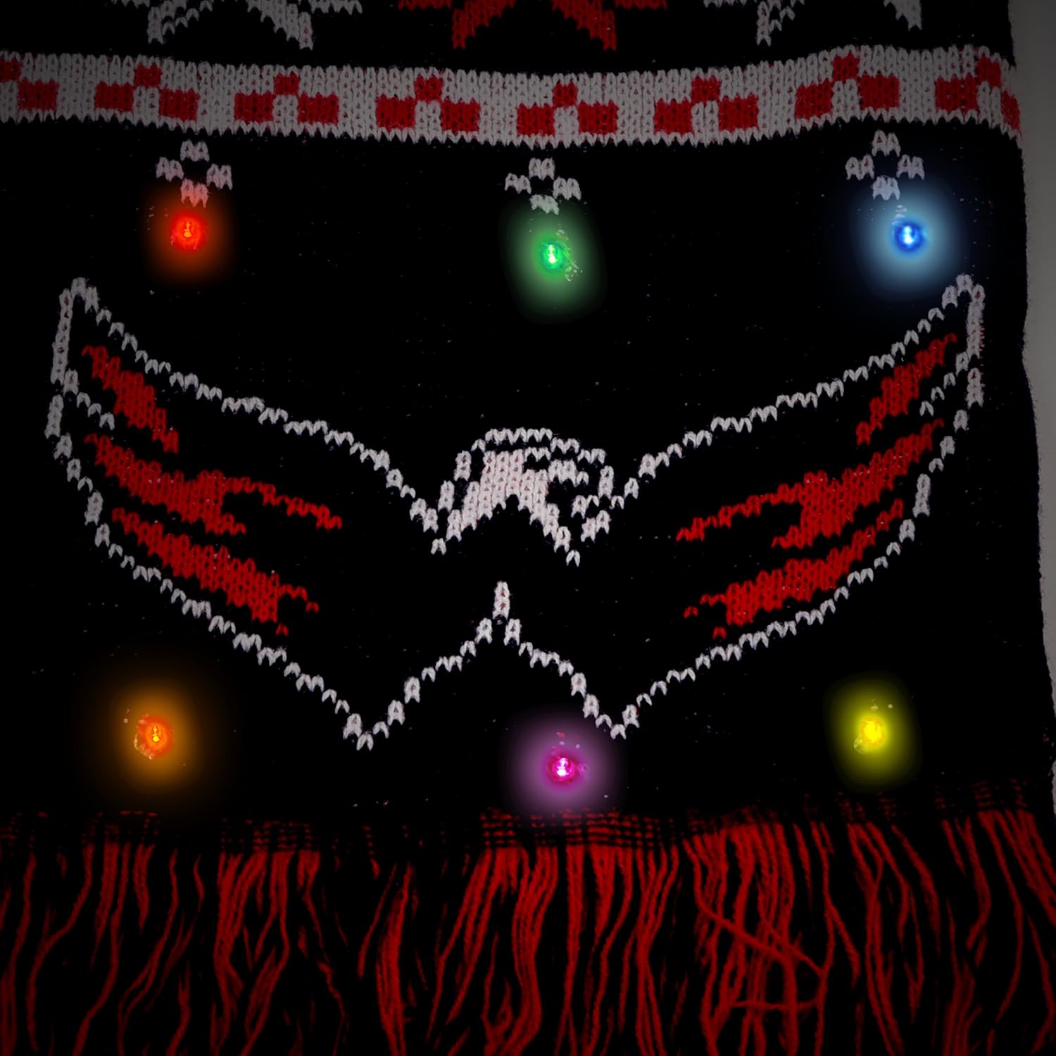 FOCO Washington Capitals Patches Ugly Business Jacket - Mens Size 50