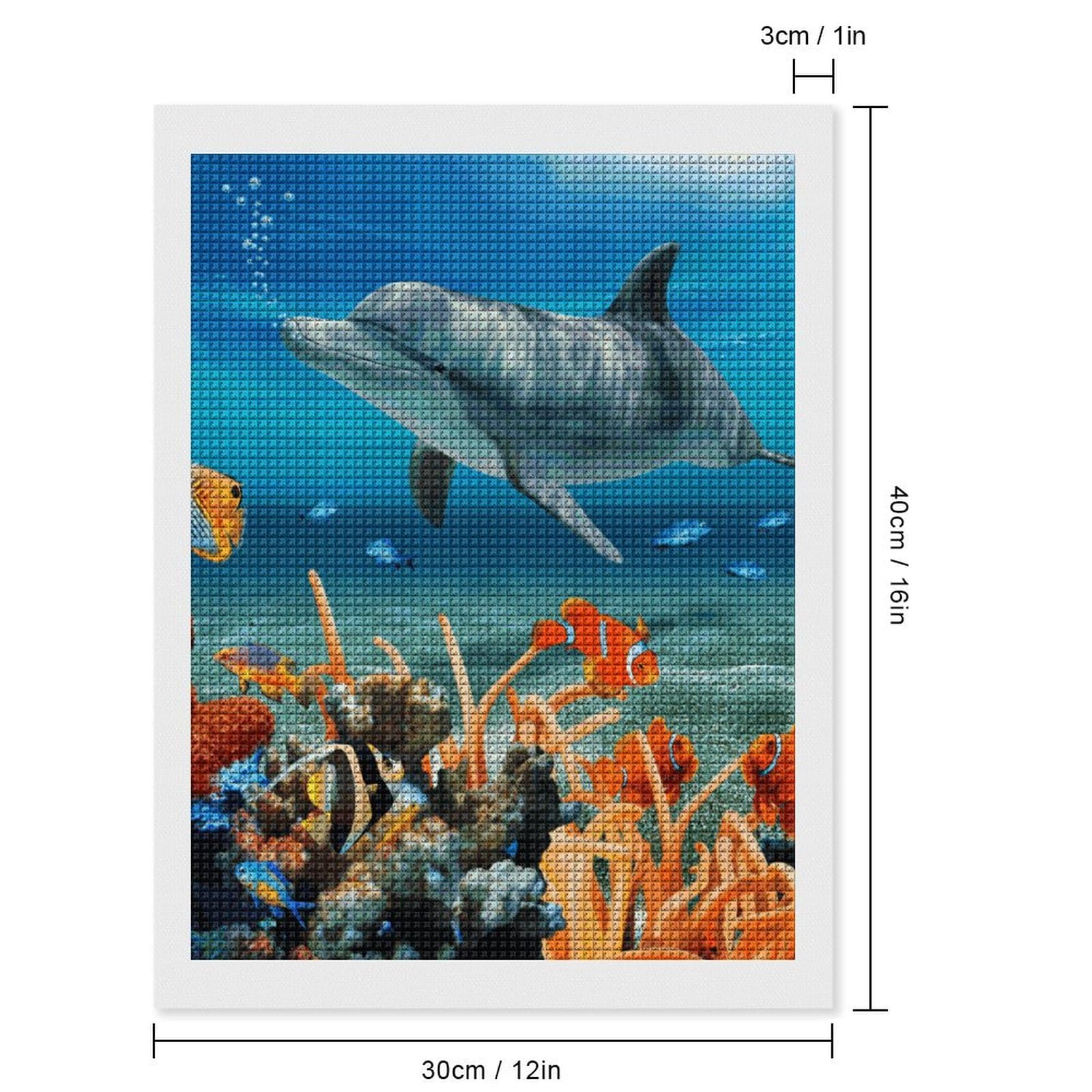 Amazon.com: Dolphins Blue Diamond Art Kits for Adults