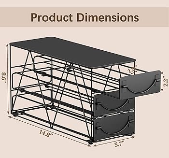 キャロットさん　10ケース Amazon.com: HFHOME Coffee Pod Holder For Counter, Pod Holder