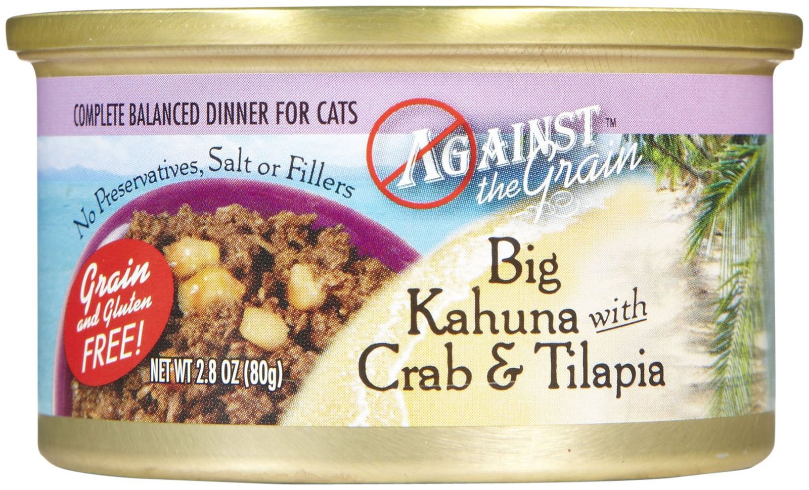 Against The Grain Big Kahuna Crab & Tilapia - 24X2.8 Oz