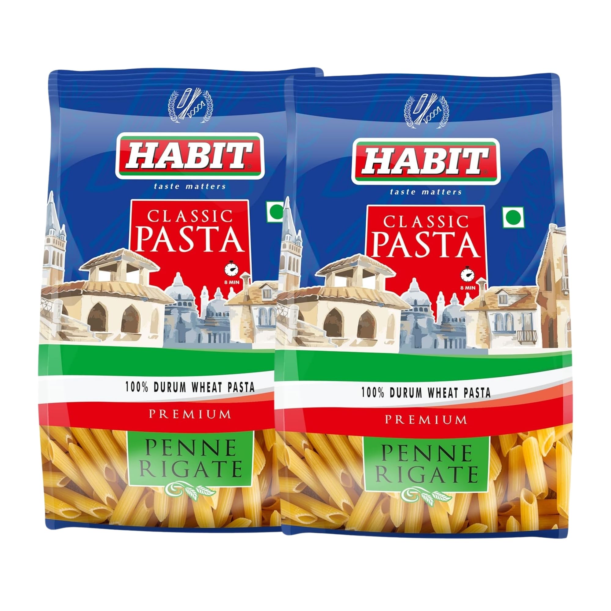 HABIT Premium Pasta Penne - 500g x Pack of 1 | Durum Wheat | Tasty & Perfect Sauce Absorption-image-43