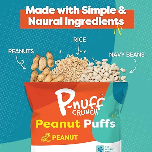 Miniatura 7 de Pnuff - Maní inflado al horno vegano con proteína, nutrición diaria perfecta