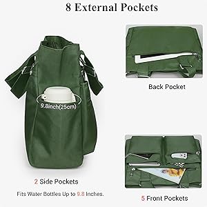 Amazon.com: VOLGANIK ROCK Canvas Tote Bag Waterproof Nylon Multi