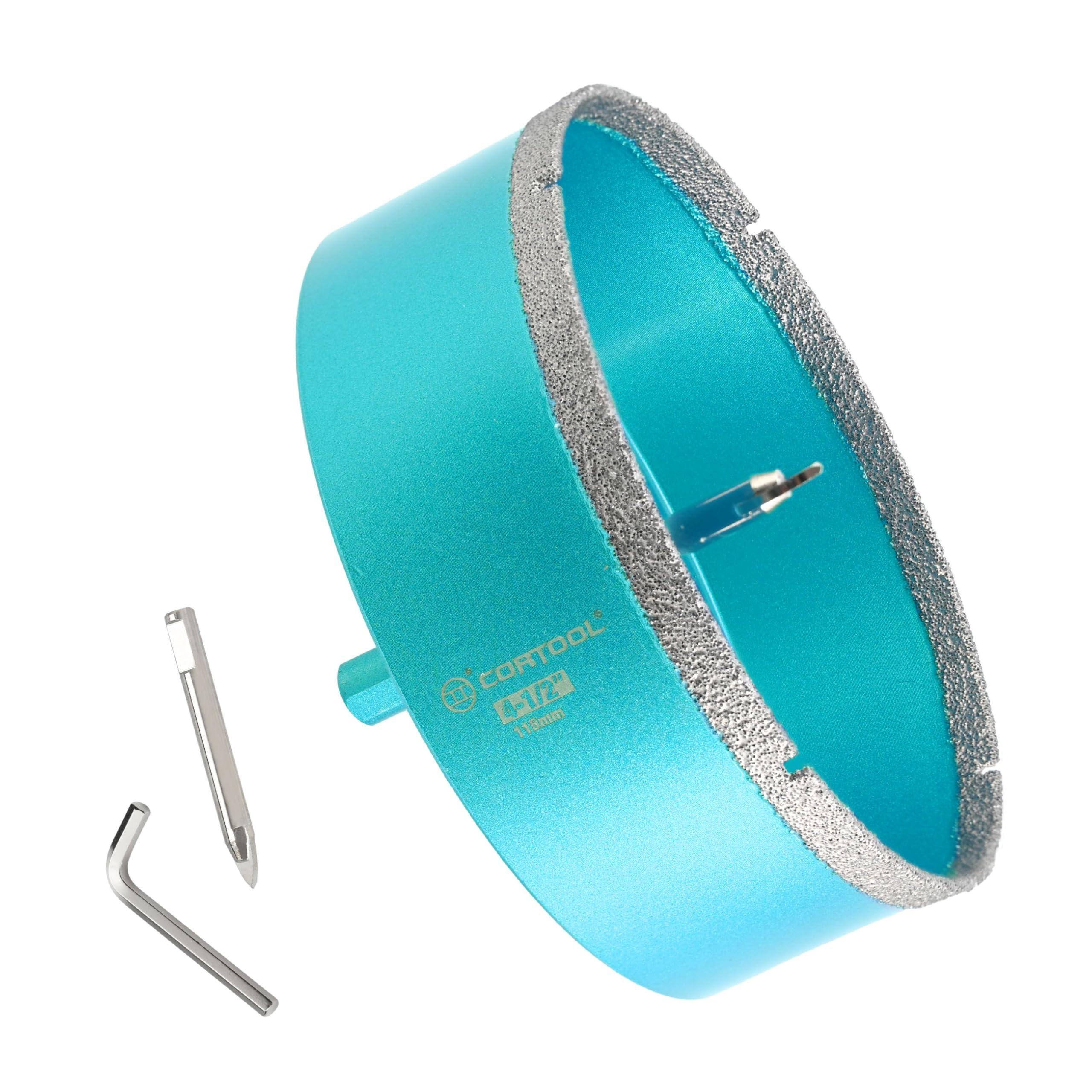 4" Diamond Hole Saw - Cuts Tile, Stone & More -17