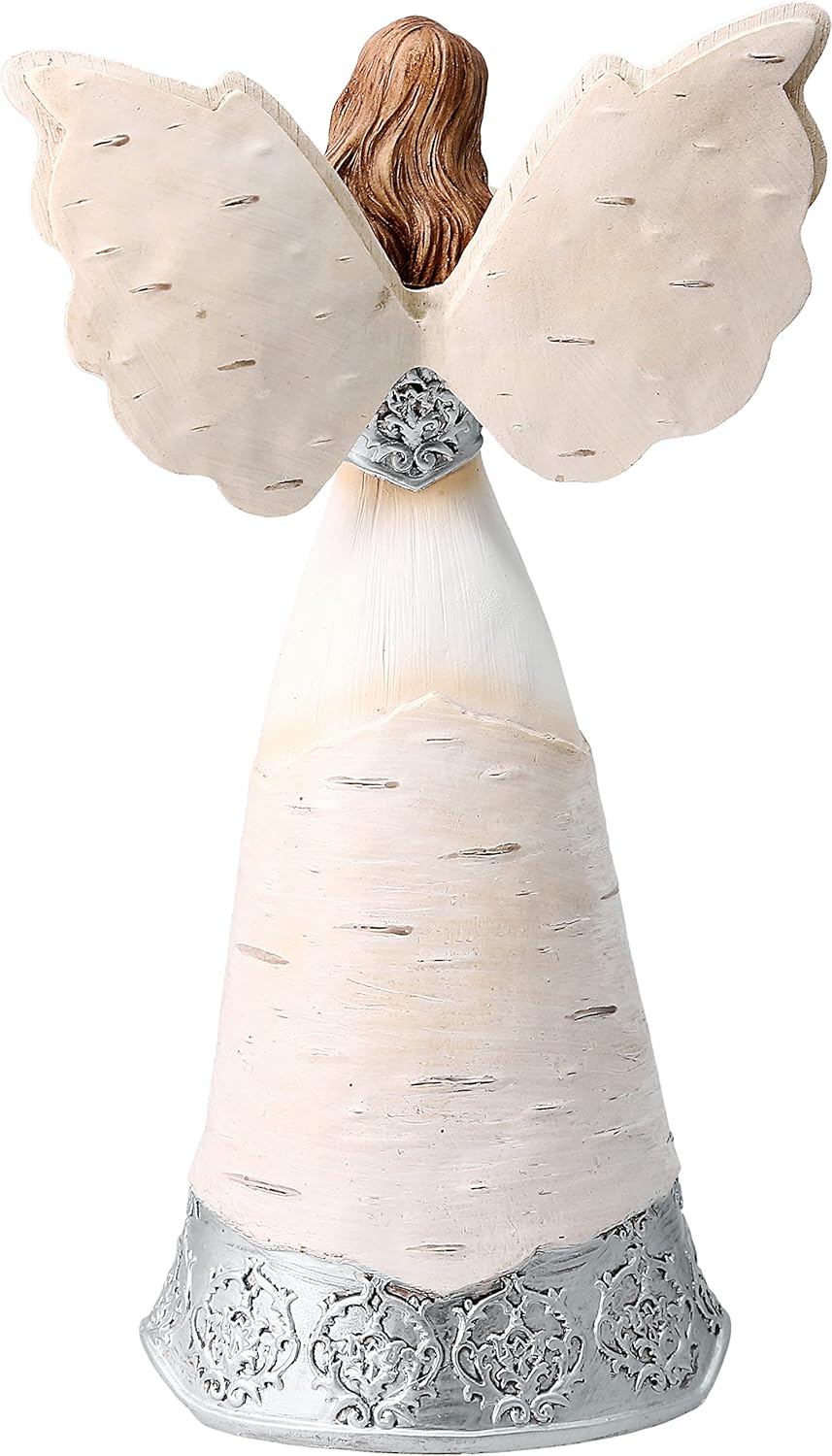 Pavilion Gift Company 82338 Elements Stars in The Sky Angel Figurine, 9-Inch, Silver - Image 5