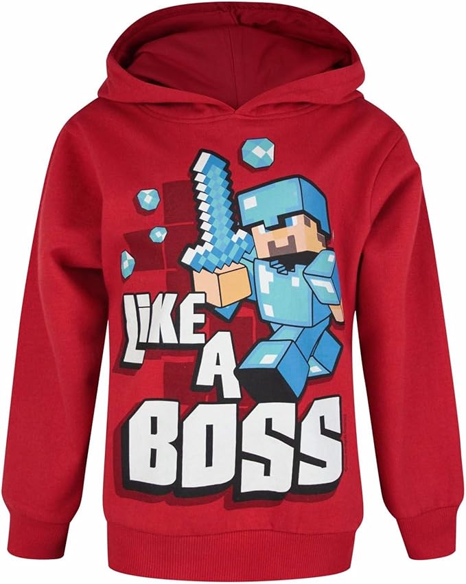 felpa minecraft bambina