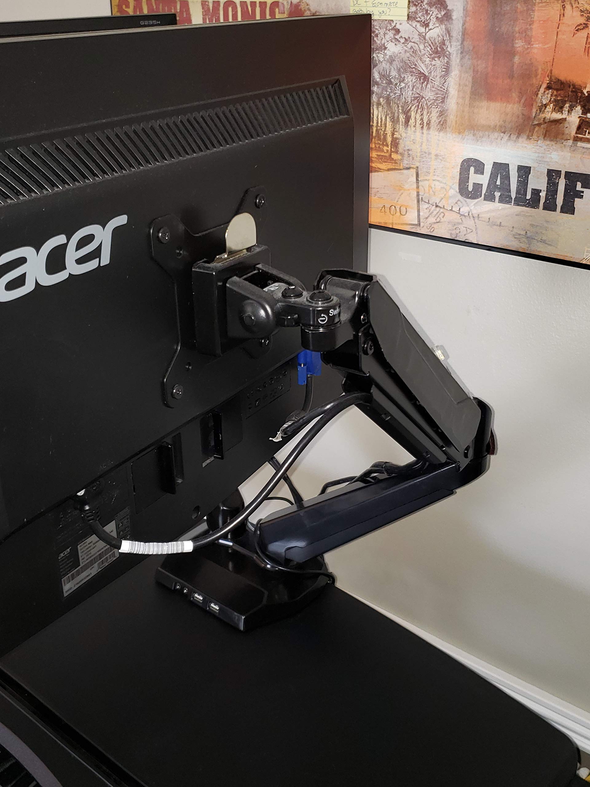 Dual Monitor Stand - FEZIBO Adjustable 