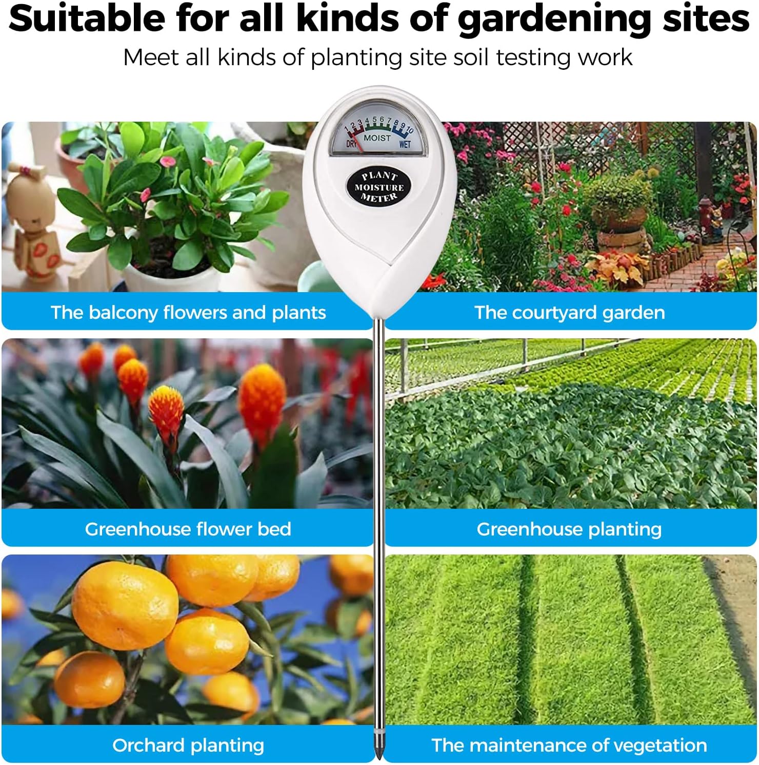 Buy GAPENG Soil Moisture Meter,Plant Water Meter,Moisture Meter for House Plants, Plant Care