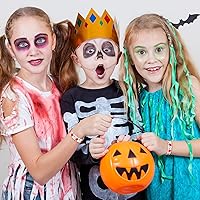 Vista 5 de Glenmal 500 pulseras para eventos, pulseras patrióticas de neón con estrellas patrióticas a granel para eventos, de plástico, impermeables, de Rojo