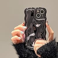 Vista 38 de FABSPARK Funda para iPhone 11, Patrón de Burbujas de Meteorito 3D Electrochapado Galvanizado con Brillos Marco Ondulado Rizado Funda Brillante, TPU