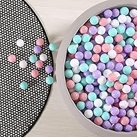 Vista 8 de GOGOSO Bolas para corral de bolas para niños pequeños sin ftalatos, sin BPA, no tóxicas, a prueba de aplastamiento, de plástico suave, bolas