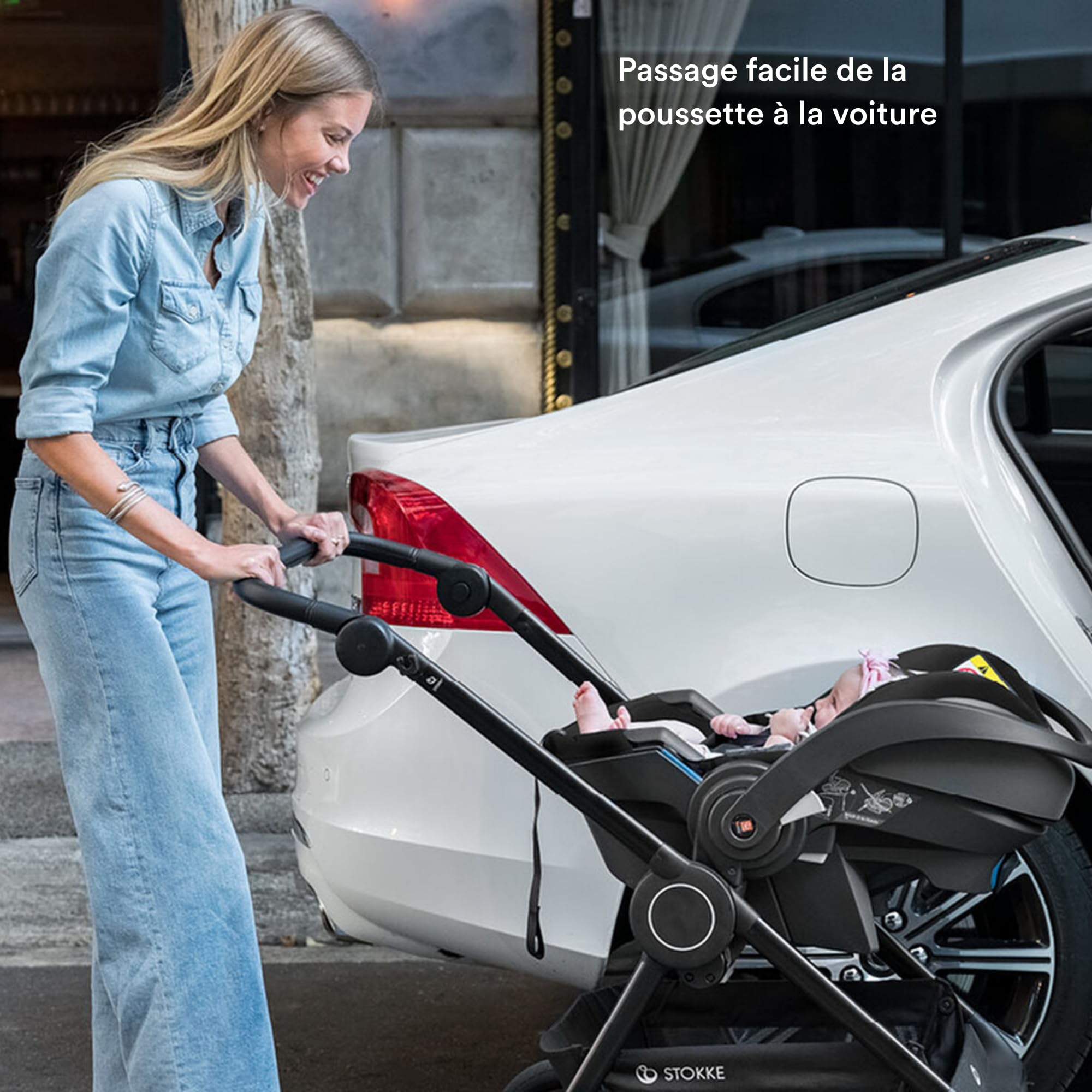 Stokke iZi Go Modular X1 by BeSafe, Black Car Seat for Babies 0-12