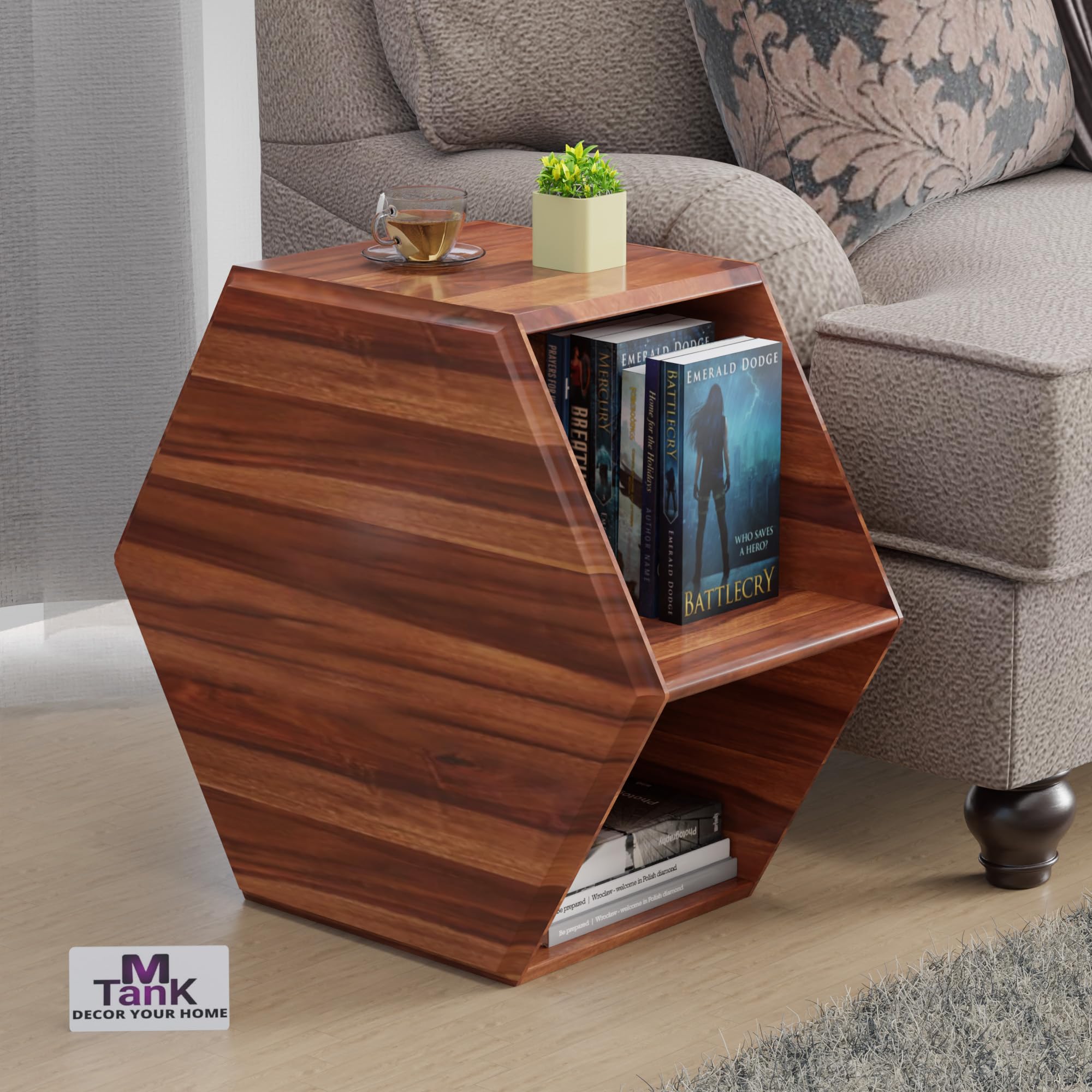 See full amazon price history chart for MTANK Solid Sheesham Wood Sofa Center Coffee Table Side End Table with 2 Open Storage Box for Living Room & Bedroom Decor | 6 Corner Tea Center Table | MTANK Solid Sheesham Wood Sofa Center Coffee Table Side End Table with 2 Open Storage Box for Living Room & Bedroom Decor | 6 Corner Tea Center Table | (B0CVND983K) Amazon Price History, Amazon Price Tracker