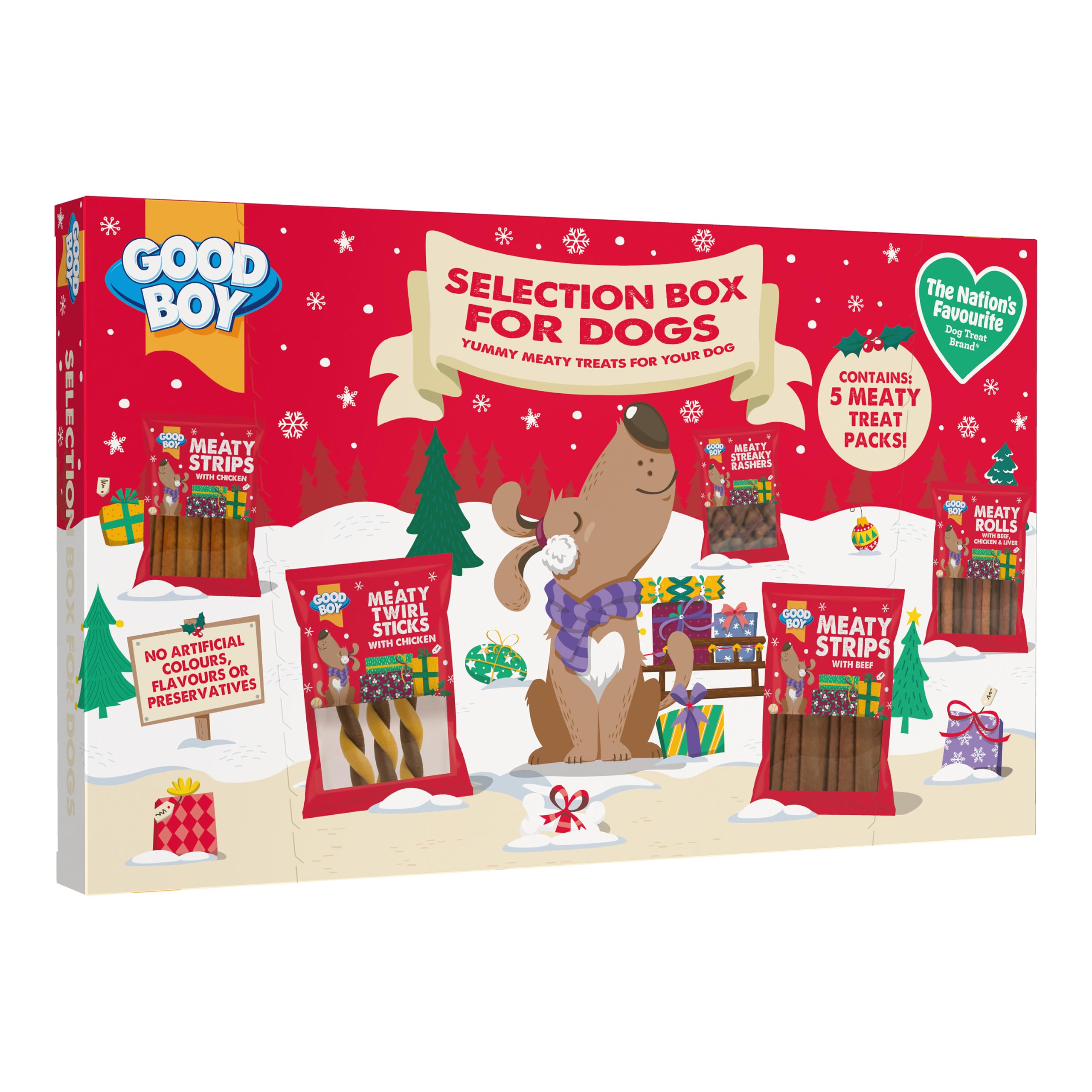 Good Boy Christmas Selection Pack Dog Treats 150g