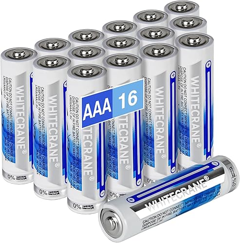 20 pilas AAA alcalinas triple A de 1.5 V de larga duración de 10 años de vida útil, diseño a prueba de fugas, máximo rendimiento para dispositivos