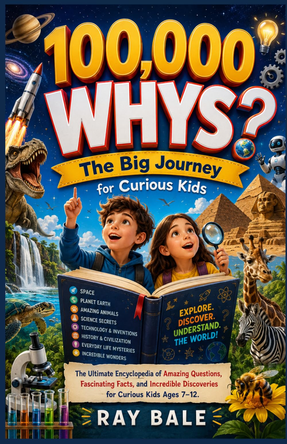 100,000 Whys - The Big Journey for Curious Kids: The Ultimate Encyclopedia of Amazing Questions, Fascinating Facts, and Incredible Discoveries for Curious Kids Ages 7–12.