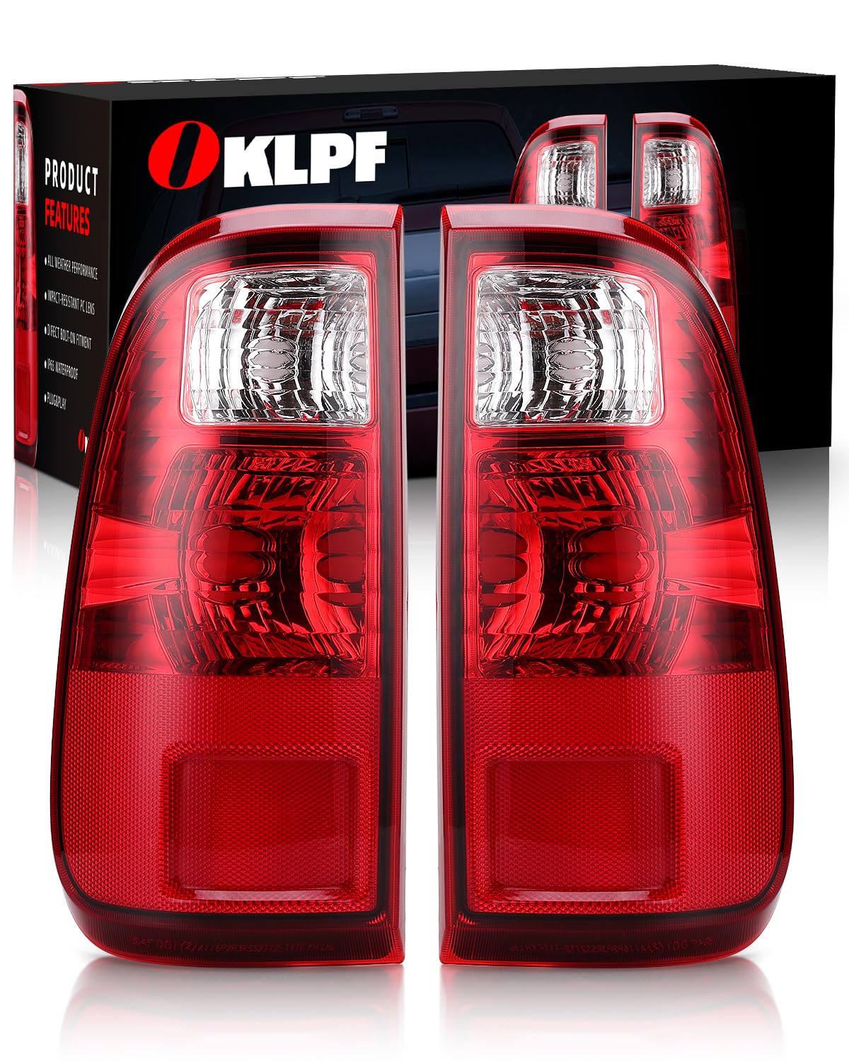 OKLPF Rear Brake Tail Light Compatible With 2008-2016 Ford F250 F350 F-250 F-350 F450 F550 Super Duty Replace — view 7