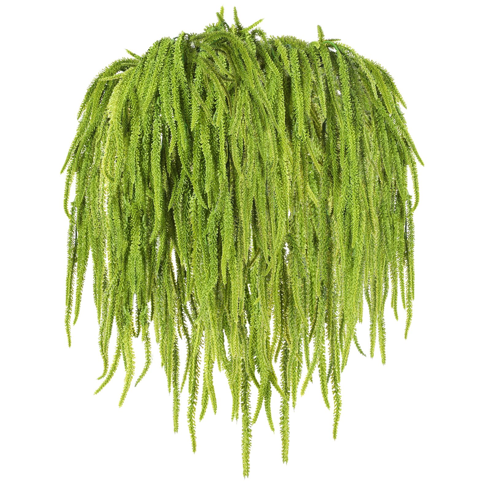 Photo 1 of Suncalla 12 Pcs Amaranthus Artificial Flower Faux Amaranthus Hanging Plants Dried Preserved Bleached Wisteria for Wedding DIY Bouquet Garlands Floral Arrangement Home Wall Decor (Green,24 Inch)