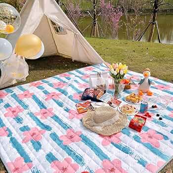 ピクニックブランケット 3層素材 特大ビーチブランケット 防水ピクニックマット ピクニックブランケット 3層素材 特大ビーチブランケット 防水