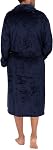 Izod hommes Confort-soft Robe en polaire - Sergé StripeBathrobe