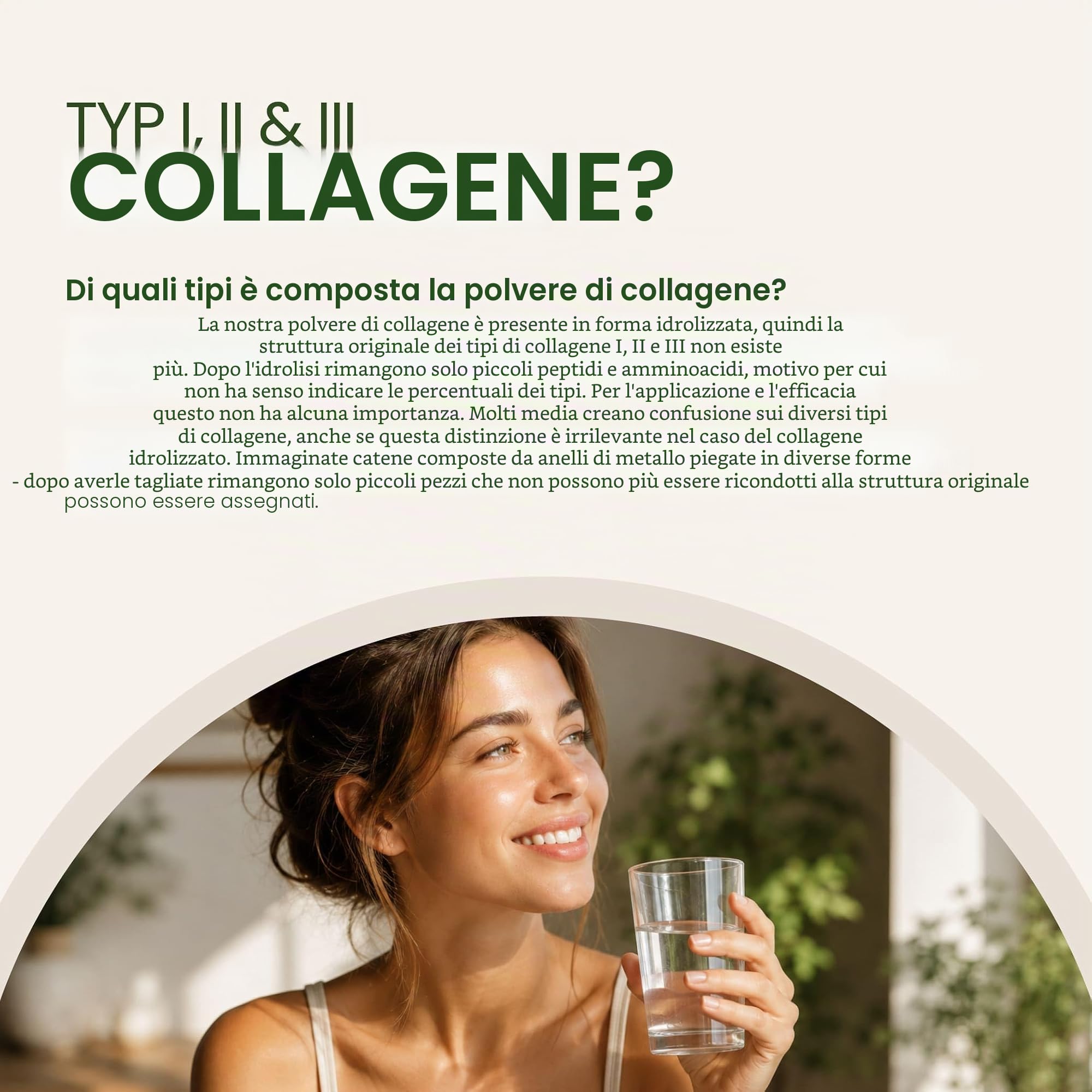 Collagene polvere 2 kg a scelta di misure | Collagene idrolizzato senza additivi | insapore | polvere proteica | peptidi tipo 1,2,3 (2 kg)