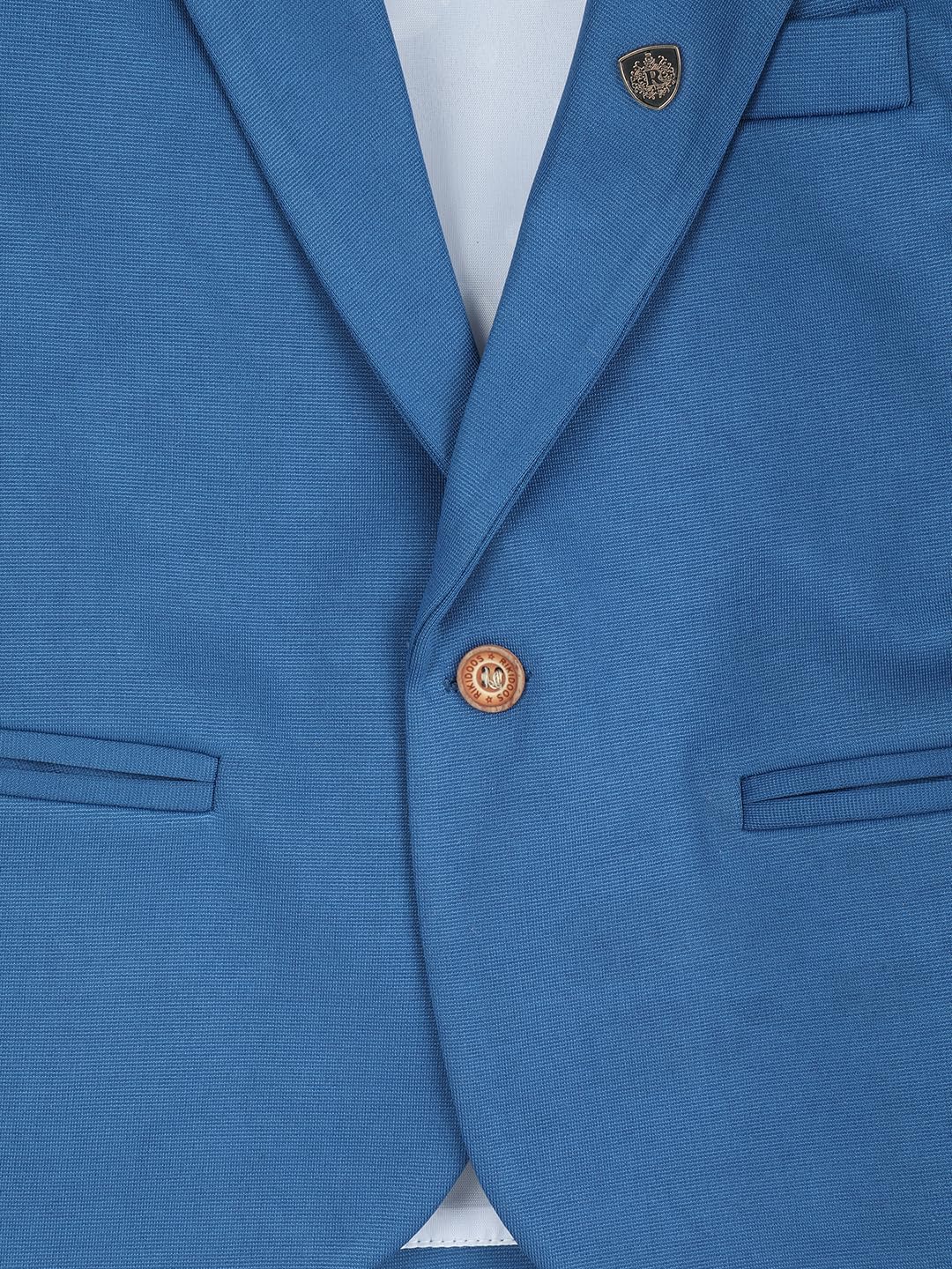 Ridokidz Boys Full Sleeves Party Blazer 2-3Y Blue_143-2Y 3