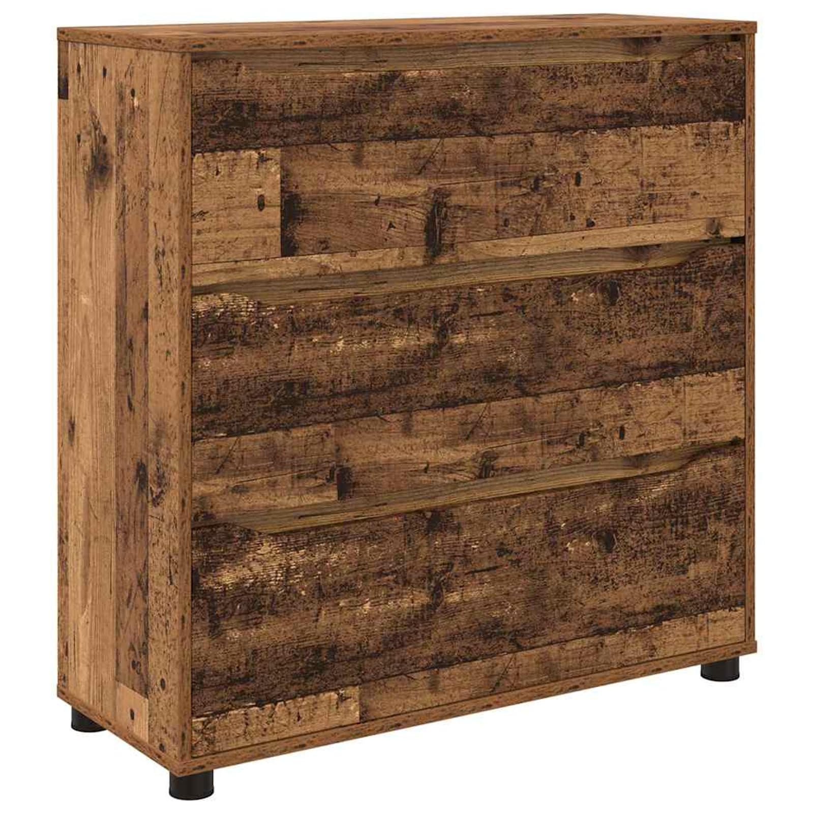 Gecheer Mobile di Stoccaggio, con Cassetti Funzionali, Regolabile in Altezza, 80 x 31 x 81 cm, in Legno Multistrato, Stile Minimalista, per Camera da Letto e Soggiorno