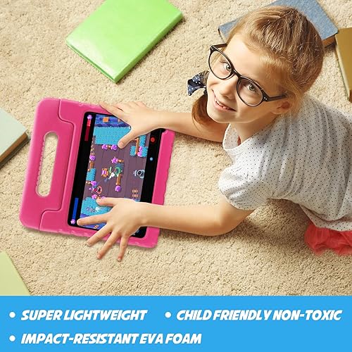 Miniatura 4 de ProCase Funda infantil para iPad Mini de 6 generación de 8.3 pulgadas 2021, ligera funda para niños con soporte para lápices a prueba de golpes,
