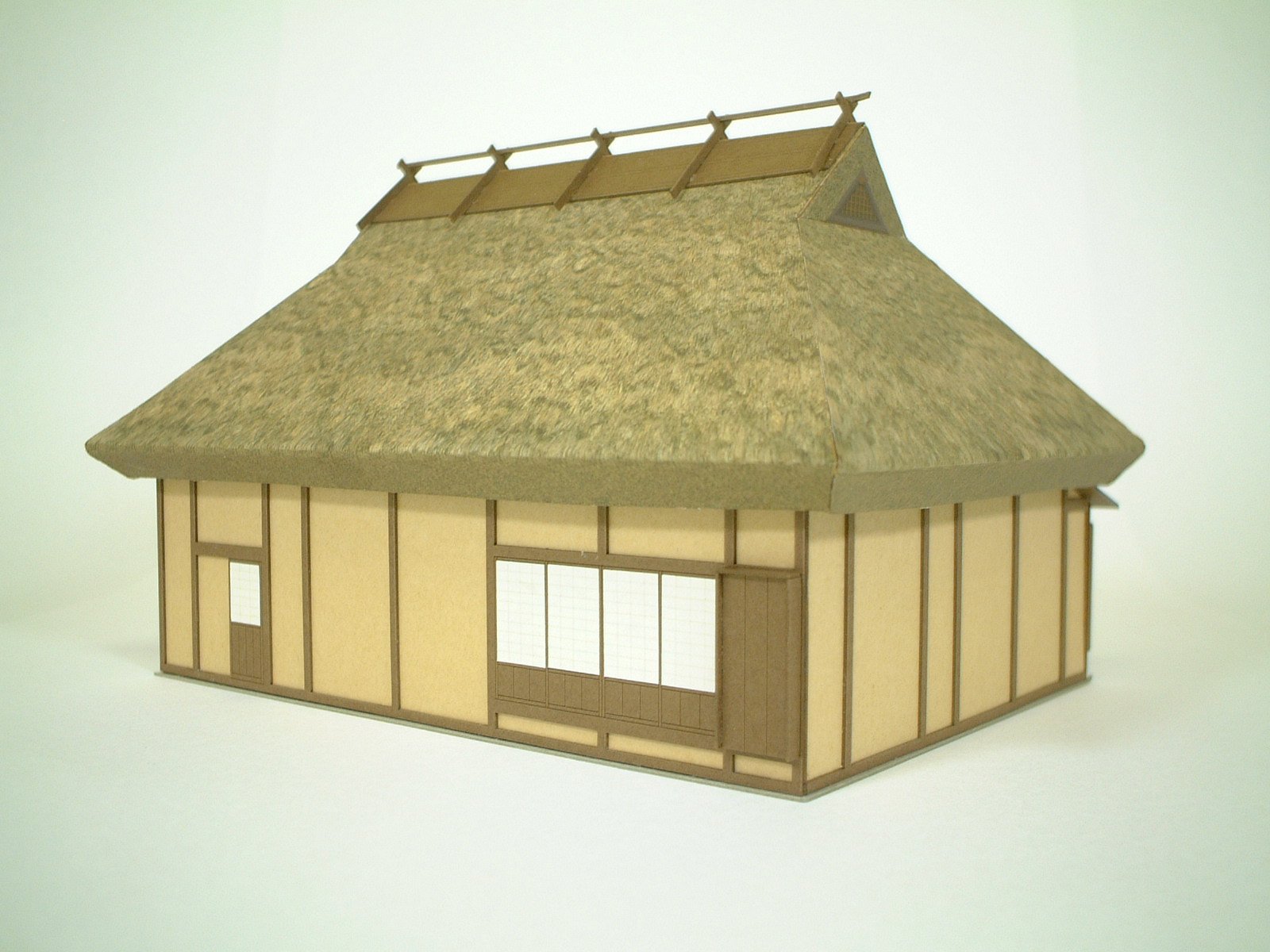 Amazon | さんけい 1/87 情景シリーズ 茅葺民家-1 MK05-07
