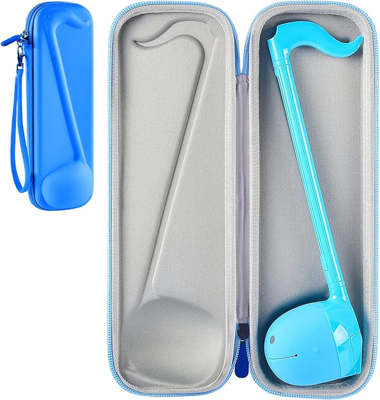 casmilee Hard Case for Regular Size Otamatone, Box Only | Hard EVA case with plush molded interior and wrist strap for Otamatone users, music students, travel and home storage