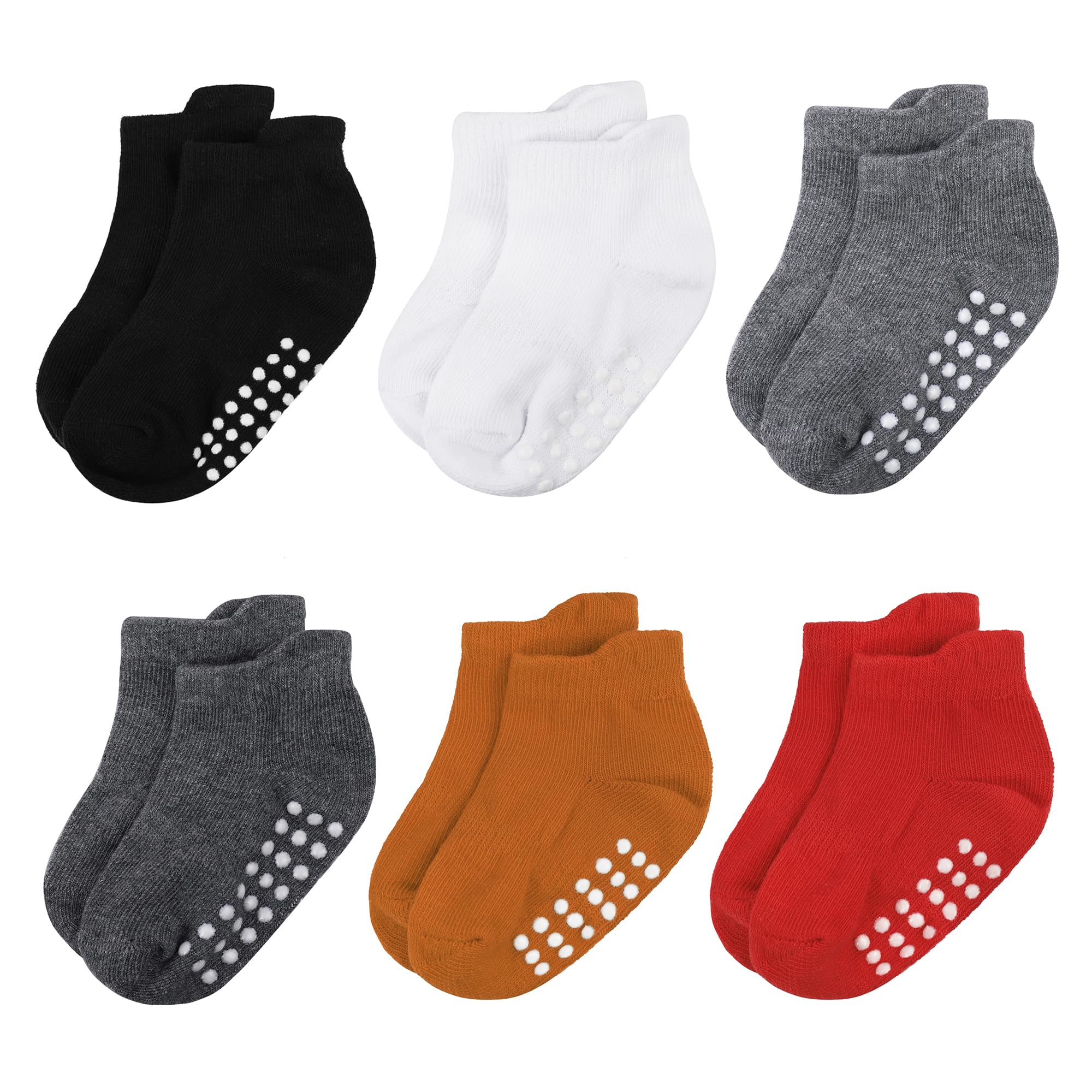 Baby- und Kleinkindsocken, weiche Baumwolle, rutschfeste Knöchelsocken für Neugeborene, Jungen und Mädchen
