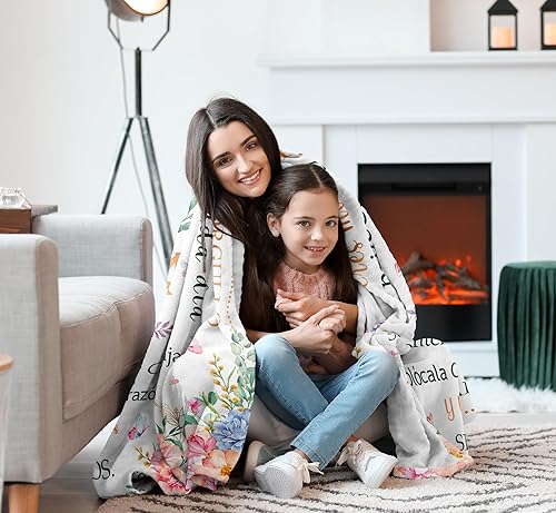 Miniatura 2 de Nicetous Regalo para mi hija, regalos para hija en español, regalos para hijas, mantacobija para mi hija en español, 50 x 60 pulgadas, regalo de