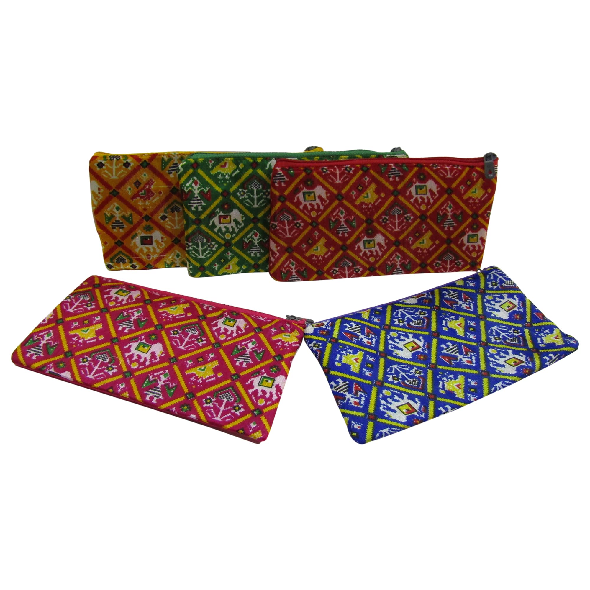 Purple Pink Printed Patola PouchPotli Purse for Women with Zipper, Potli Bags for Return Gifts, Potli Pouches for Baby Shower, Potli Purse for Ladies, Potli Bags for Gifting (Pack Of 6 Pcs) (B0BT9J3SJ7) Amazon Price History, Amazon Price Tracker