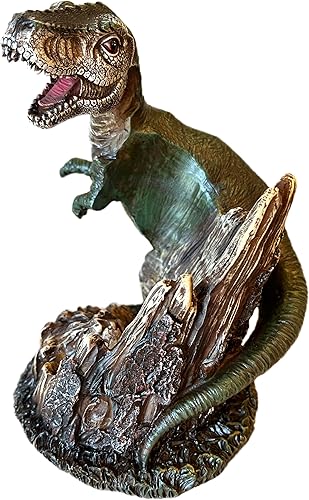 Miniatura 4 de Top Brass T-Rex - Soporte para botella de vino, diseño de dinosaurio divertido y decorativo, Jurassic Wine Guardian