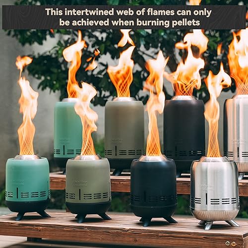 Miniatura 8 de ONLYFIRE OUTDOOR LIVING Chimenea de mesa de 12 pulgadas con bolsa de transporte, hoguera portátil para camping, caravana, patio trasero, hoguera,