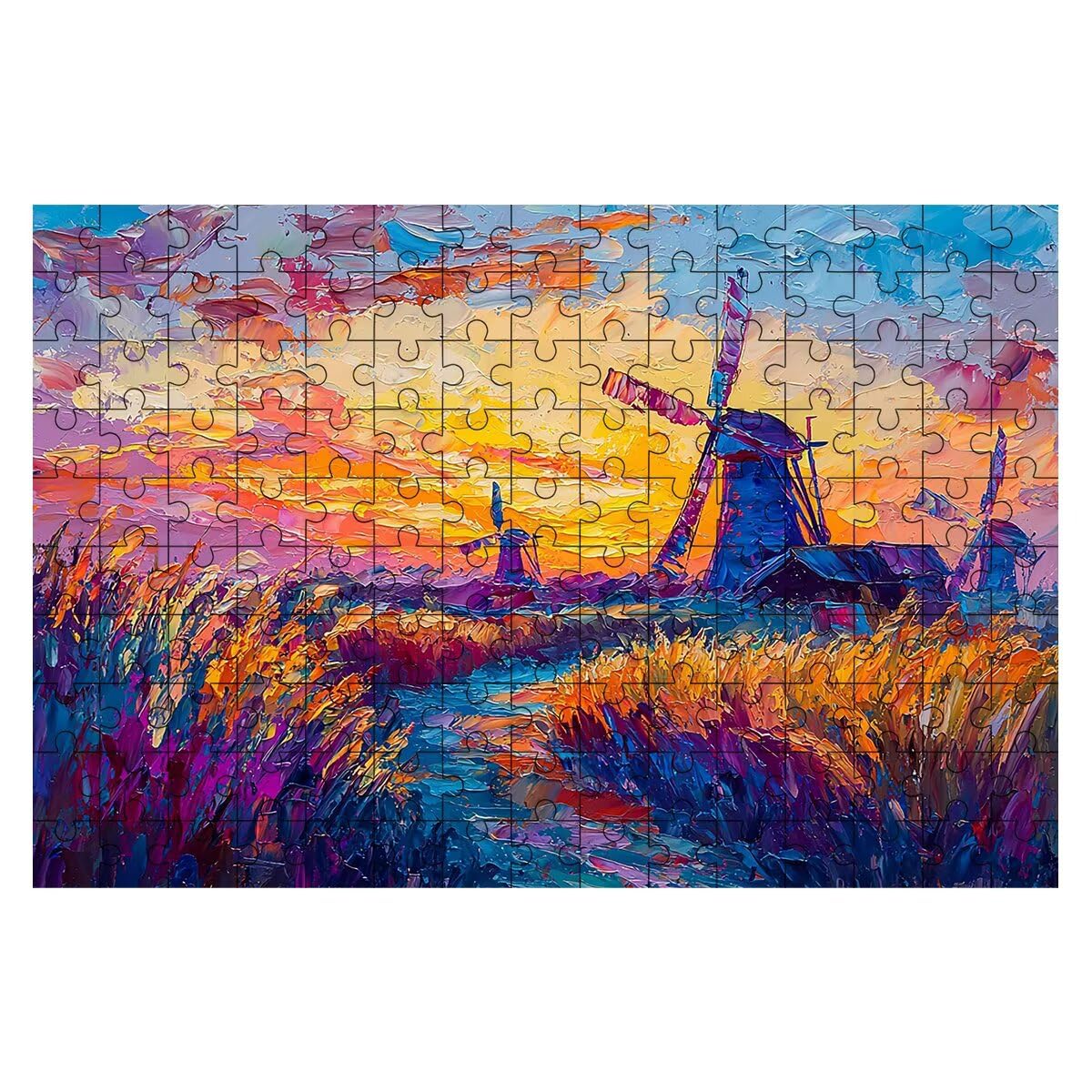 Puzzle 3000 elementów dla dorosłych, puzzle 3000 elementów krajobraz, abstrakcyjne puzzle dla dorosłych z wykwintnym pudełkiem do pakowania, gry edukacyjne, duże drewniane puzzle na prezent dekoracje