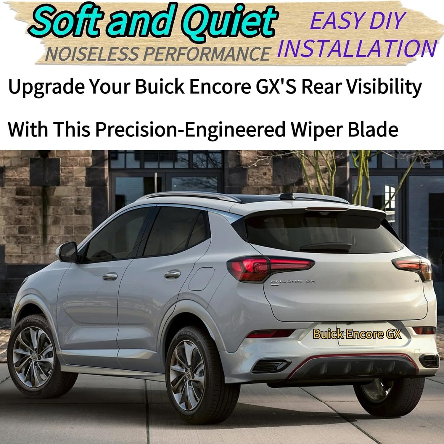 Rear Wiper Blade for Buick Encore GX 2020 2021 | Exact Fit Essence Preferred Select Models | OEM Replacement Rear Back Windshield Wiper Blade