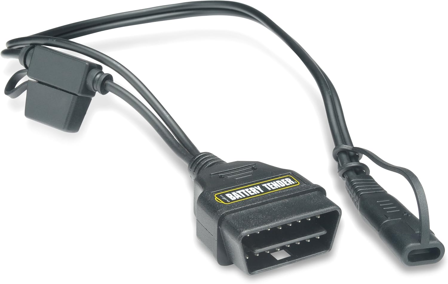 Battery Tender OBDII Adapter Cable for 12V Battery Charging - 22 Inch Cord - Solar Compatible - Charge Vehicle's 12V Battery Through OBD II Port - 081-0154-DL