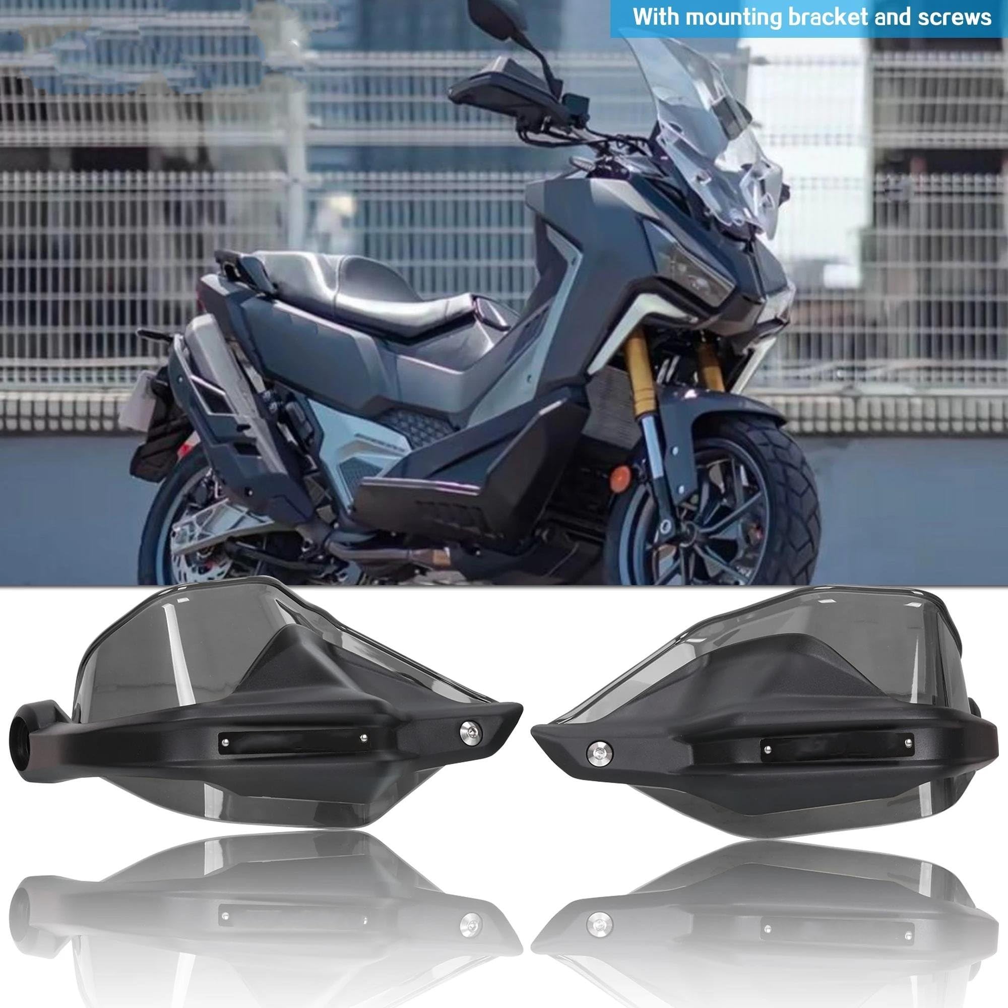 Piezas de Repuesto para SYM ADXTG ADX TG400 2024 2025 Paramanos De Motocicleta Protectores De Manillar Protector De Parabrisas Protector De Manos Dedicado Piezas modificación(2)