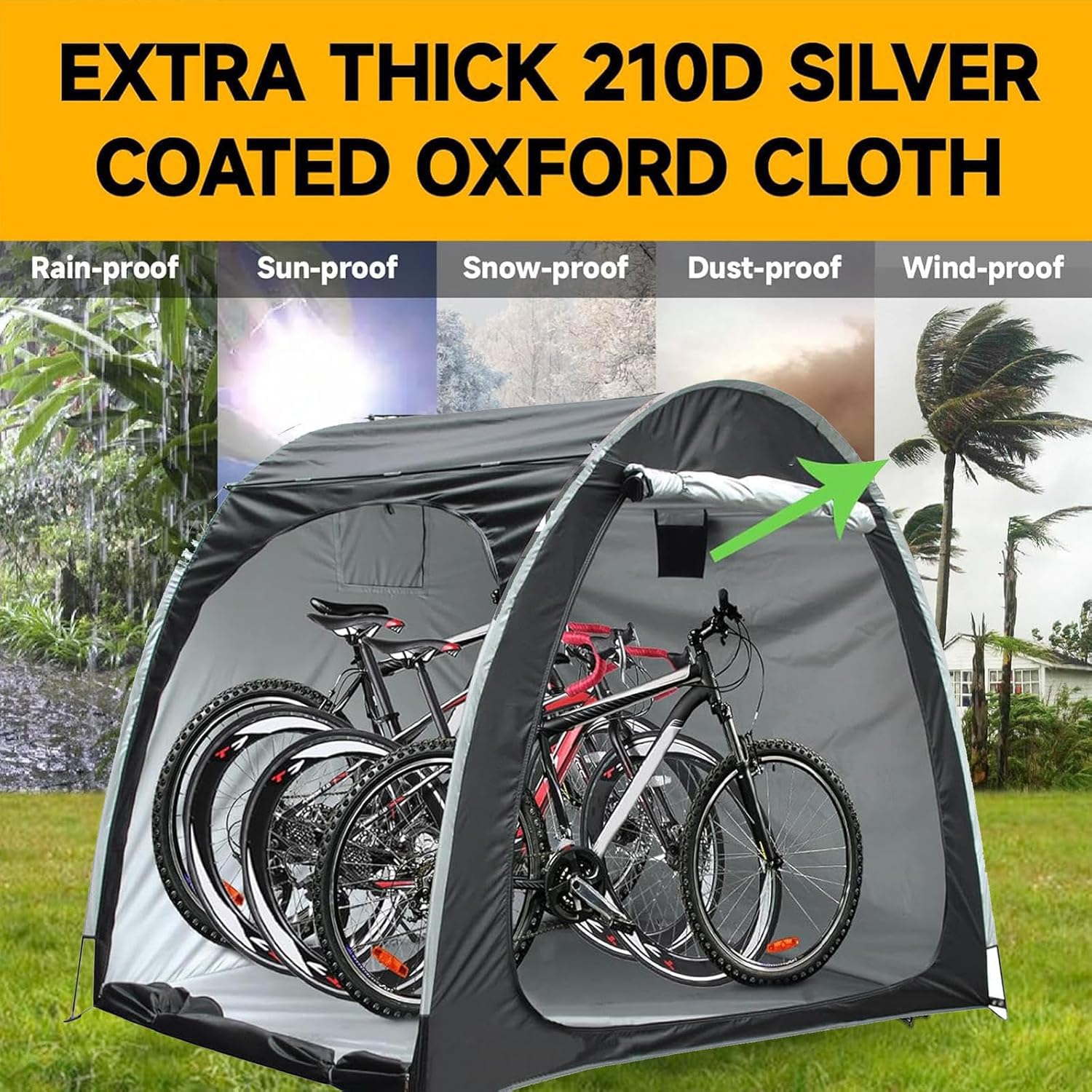 バイクガレージ サイクルハウス 自転車テント サイクルポート バイク