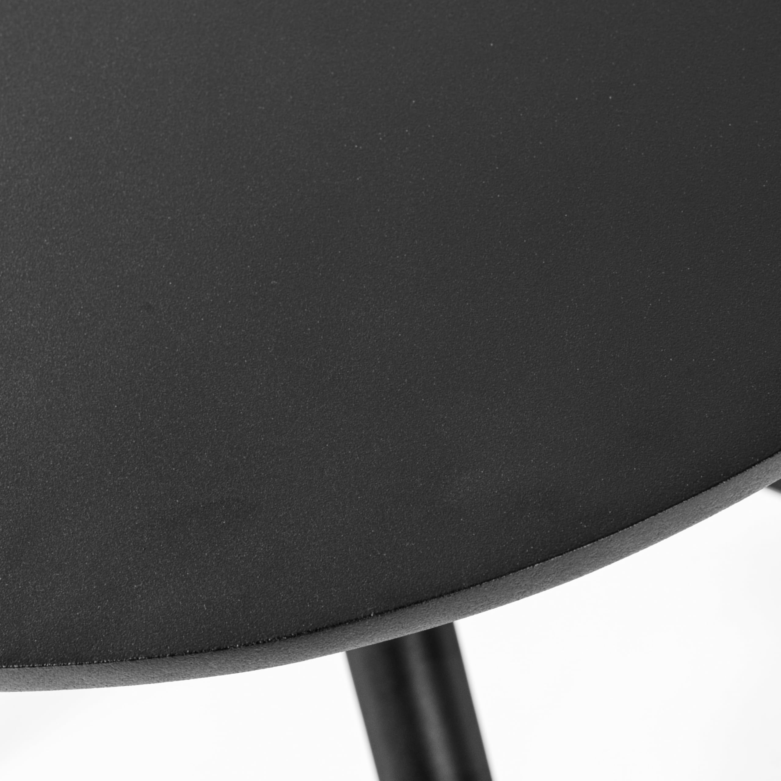 METRO Professional Mesa de Bar Soto, Aluminio, Ø 70 x 72 cm, Mesa de Exterior Redonda, Ideal para Terraza y Jardín, Gris Oscuro