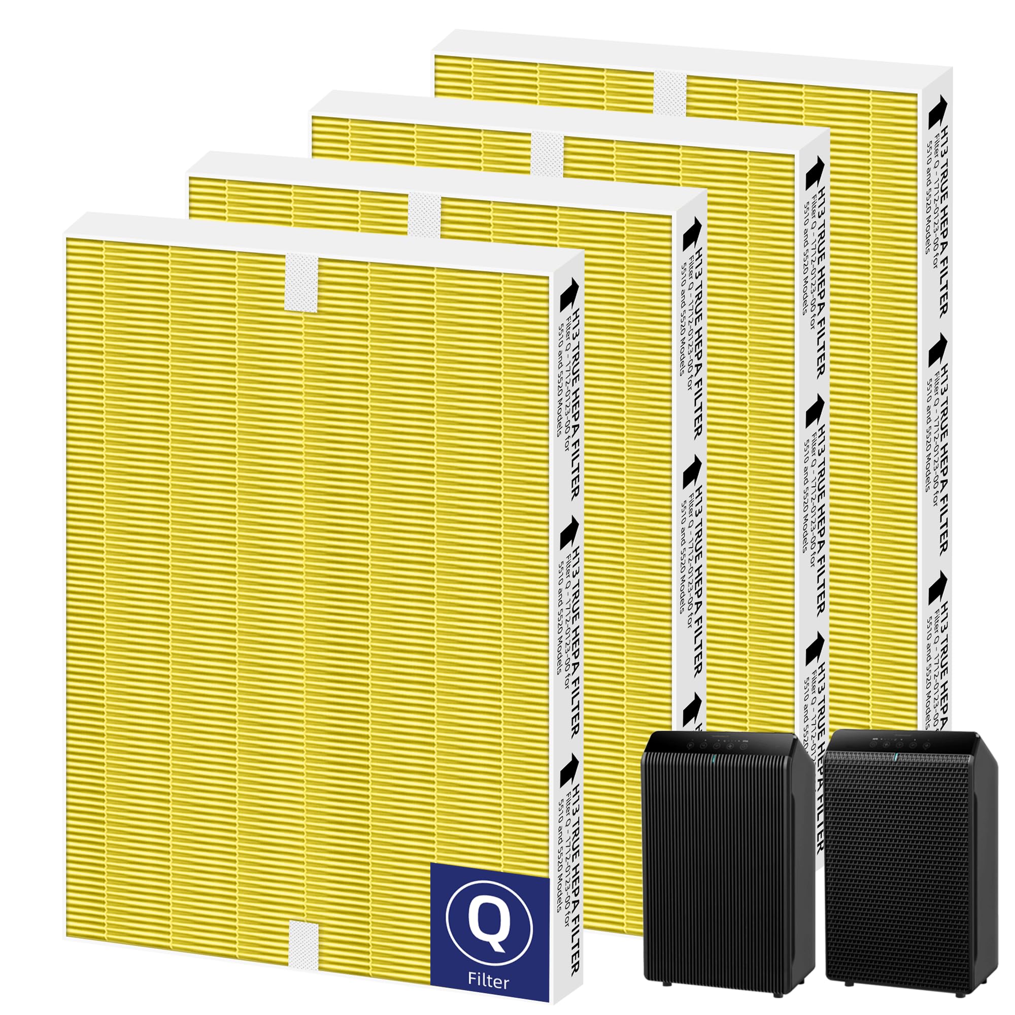 Filtres HEPA 5510 5520 pour purificateur Winix capturant les allerg&egrave;nes