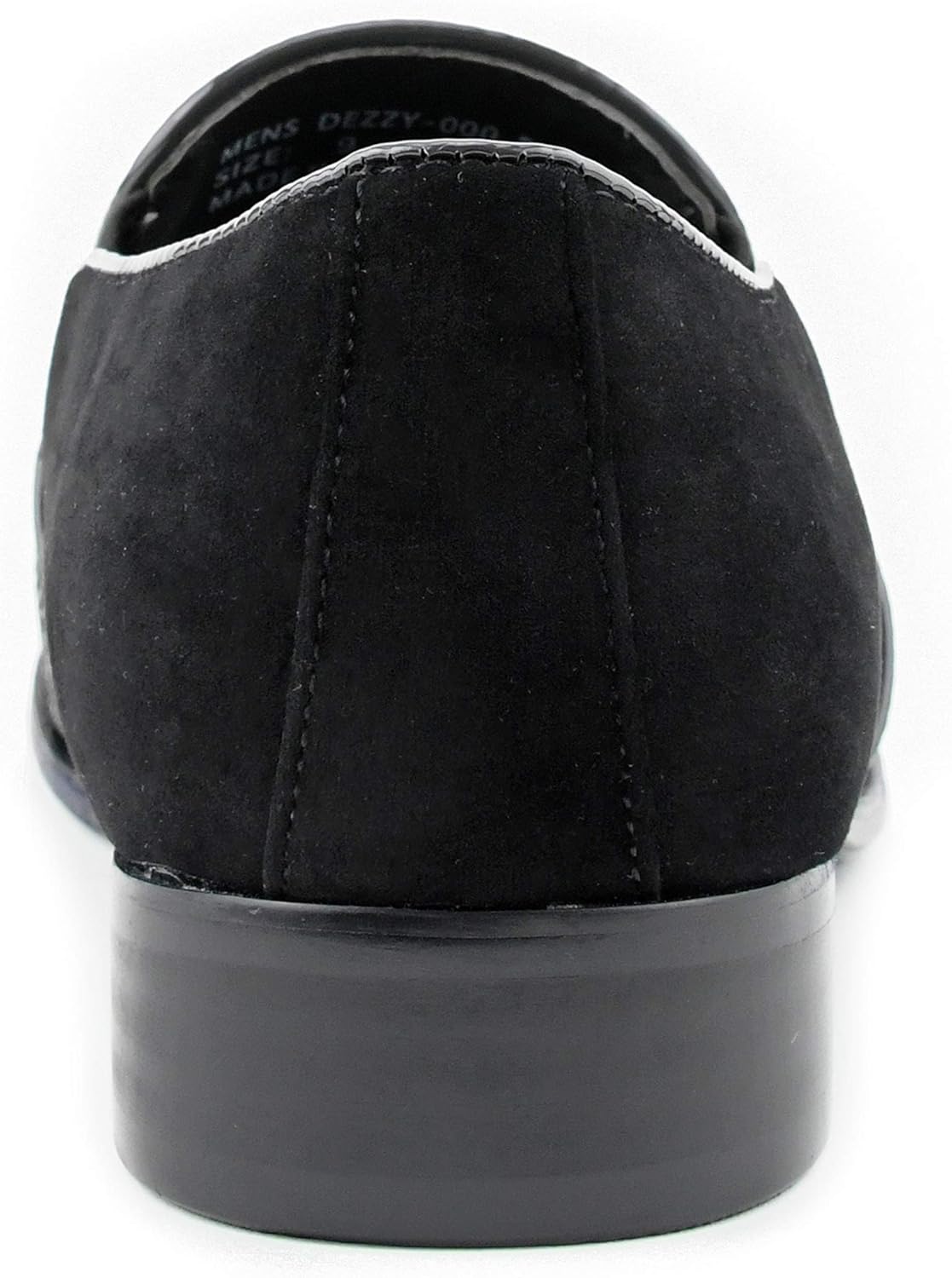 Bolano x Amali Men's Dress Loafers with Rhinestones, Slip-On, Tuxedo Loafer Shoes for Men, Pointed Toe with Metal Tip, Size Up - Image 5