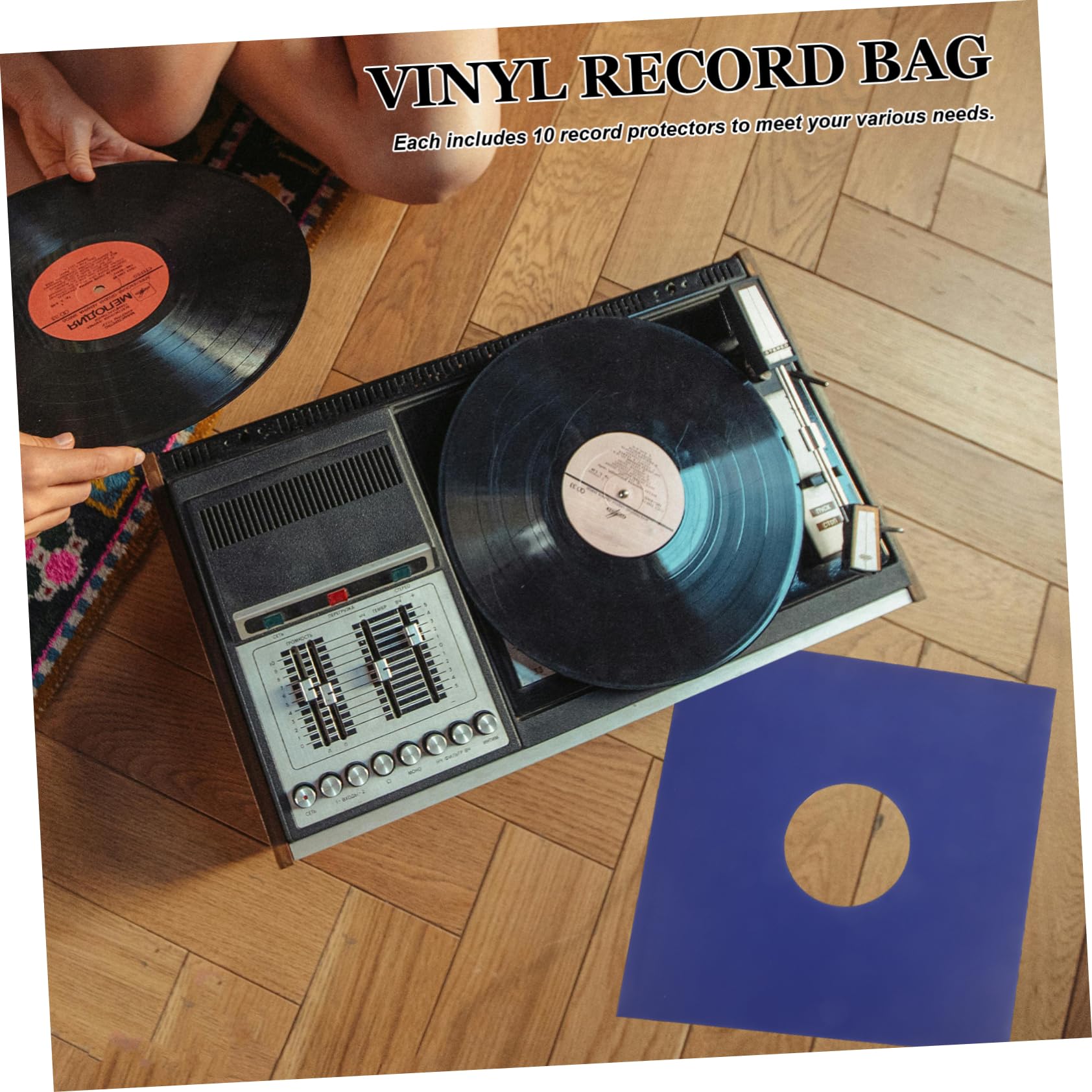 10stücke Vinyl-schutzhüllen Für Schallplatten Innenhüllen Antistatisch Und Reißfest Hüllen Mit Schützen Sie Ihre Plattensammlung Vor Kratzern Und Beschädigungen